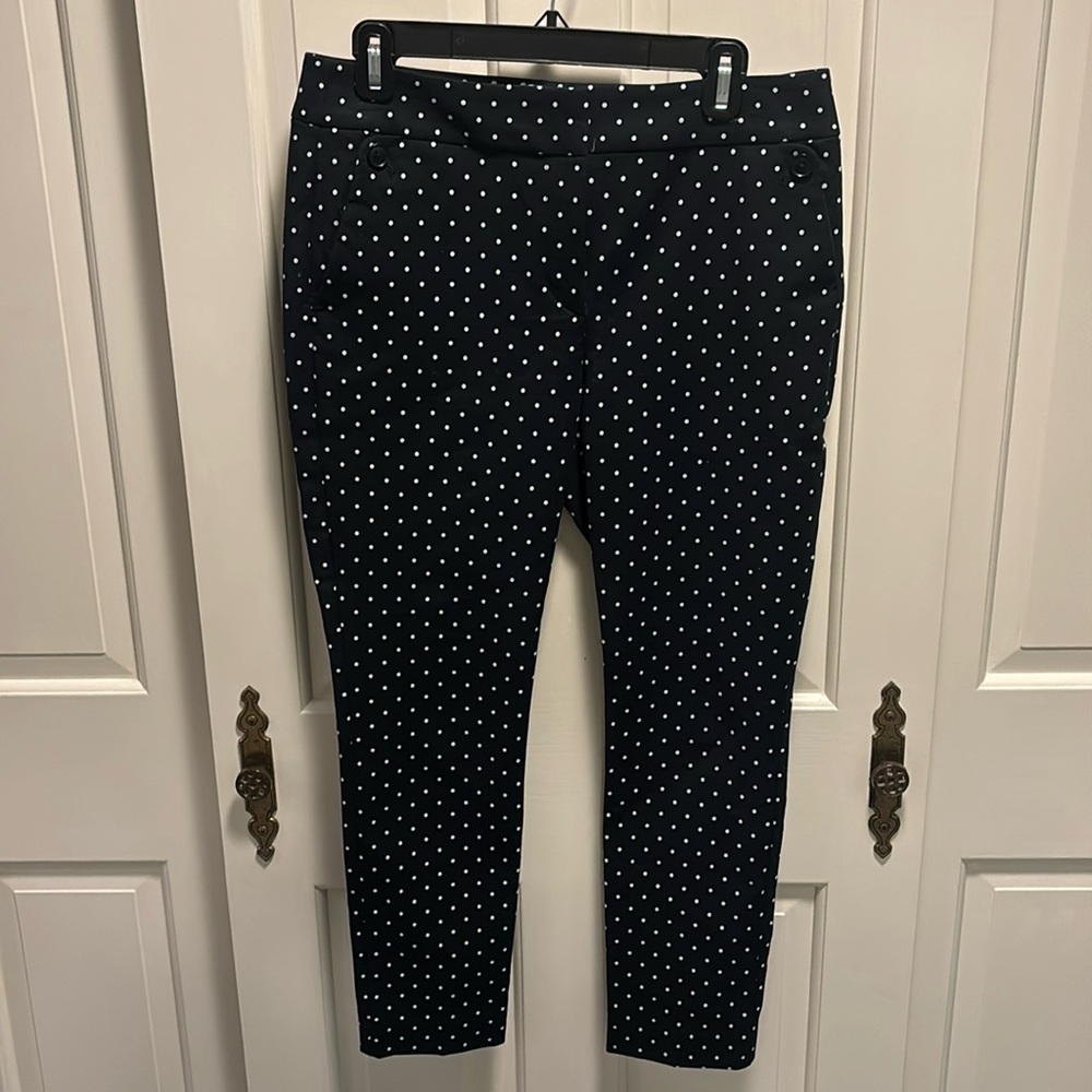 Loft Polka Dot Skinny Pants